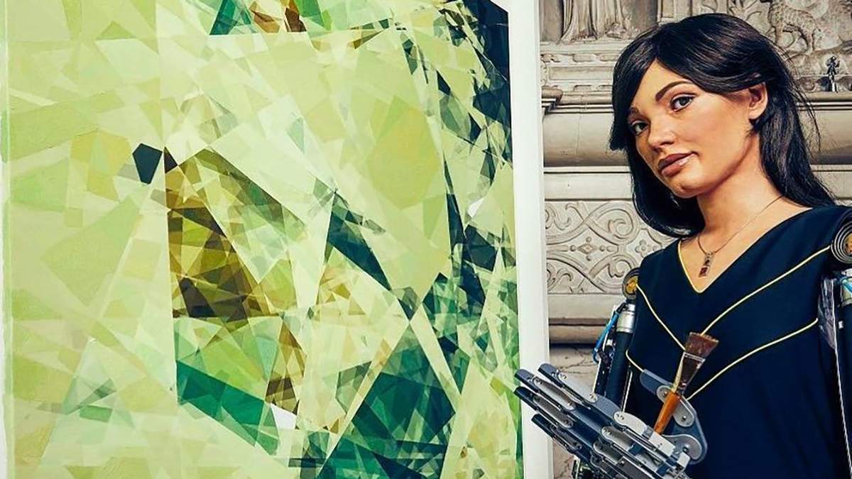 Первый в мире робот-художник покажет свои картины на выставке Первый в мире робот-художник покажет свои картины на выставке