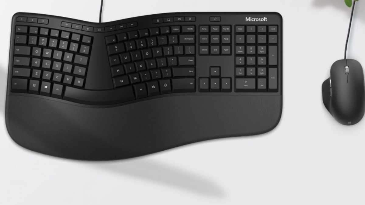 Клавіатура Microsoft Ergonomic Keyboard. Клавіатура Microsoft Ergonomic Keyboard.