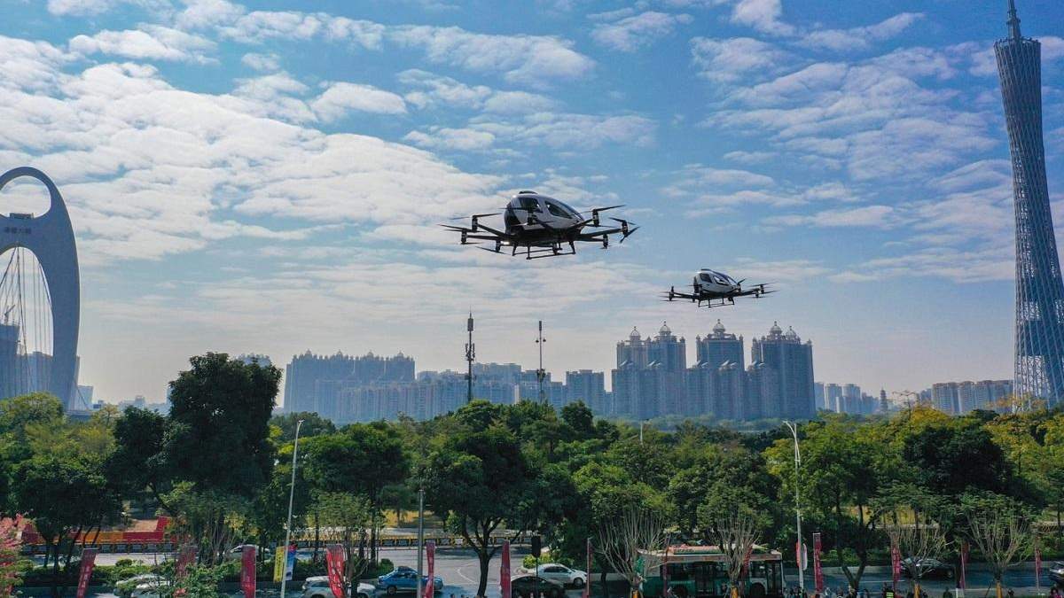 Аэротакси EHang заработало в США Аэротакси EHang заработало в США