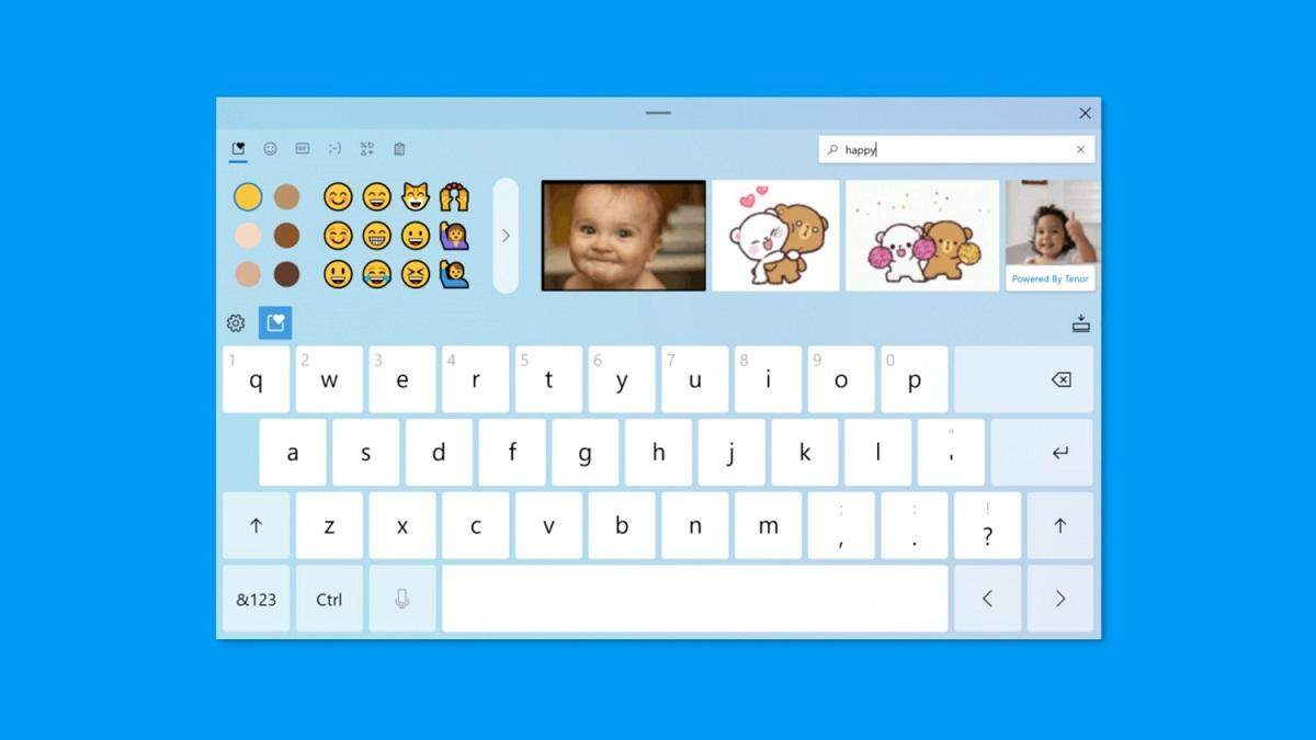 В Windows 10 обновили дизайн виртуальной клавиатуры и голосового ввода