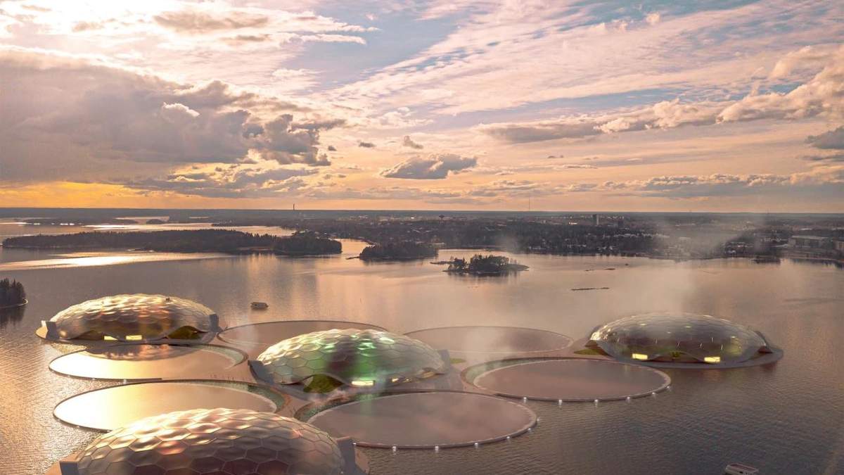 10 искусственных островов-батарей полностью обеспечат теплом Хельсинки