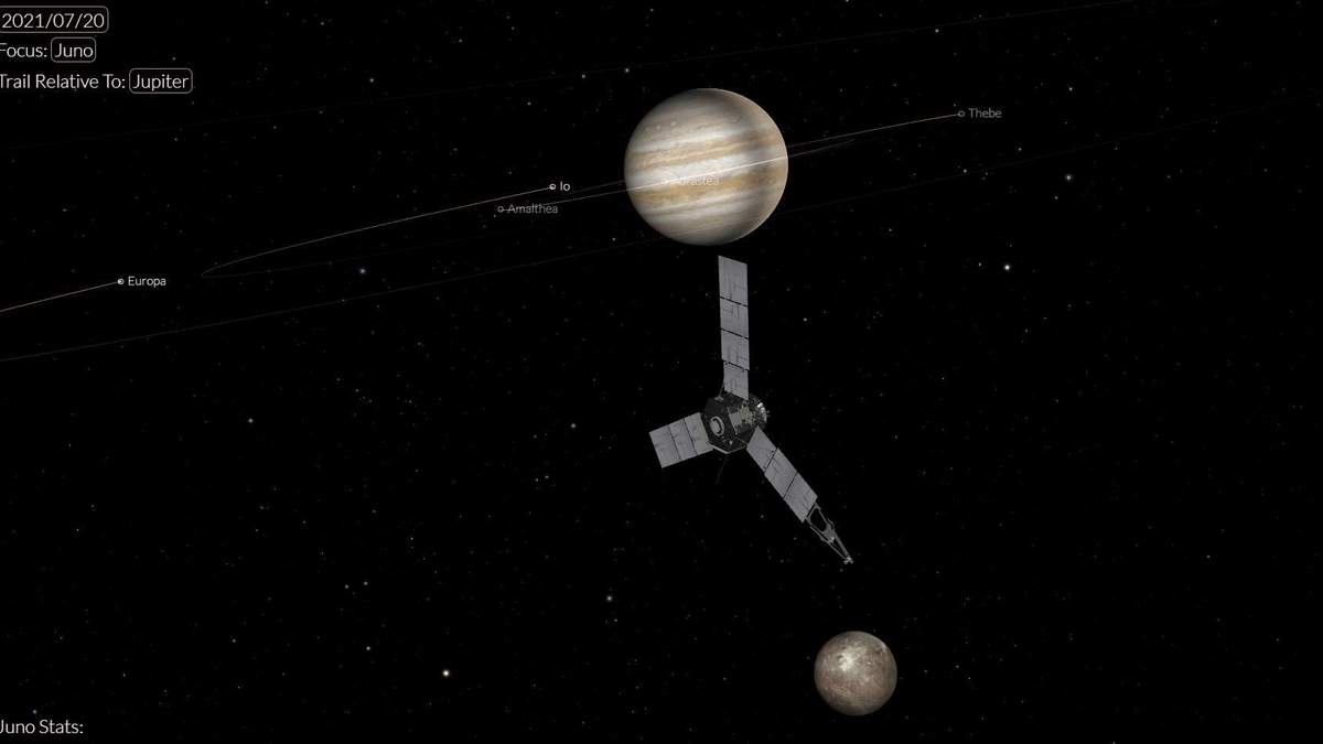 Спутник Юпитера: зонд NASA совершил близкий пролет у Ганимеда