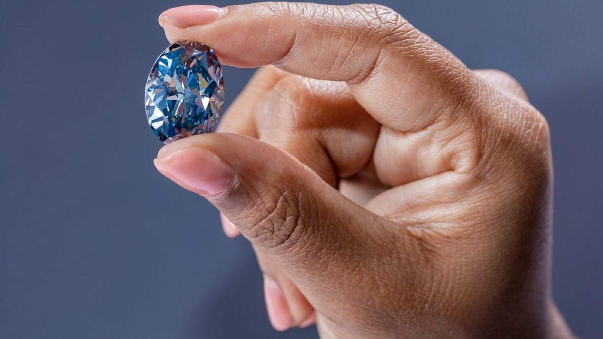 У Ботсвані знайшли унікальний блакитний діамант: фото дивовижної коштовності - Новини технологій - Техно
