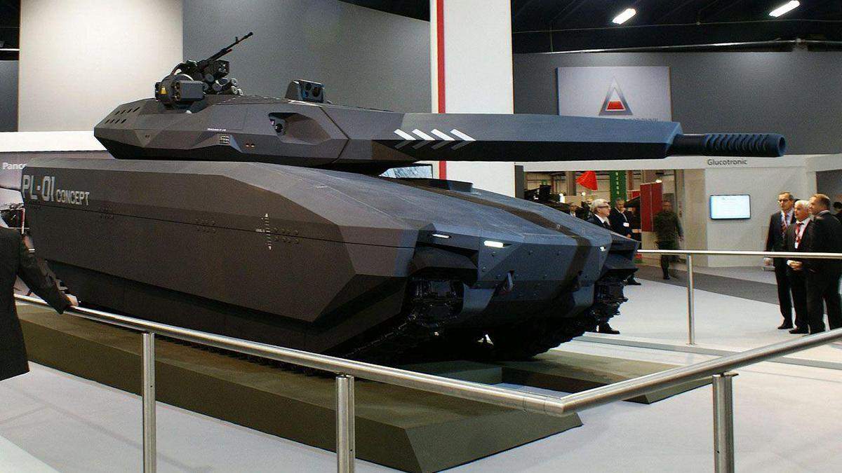 South Korean company Hyundai Rotem showcased a new generation tank concept