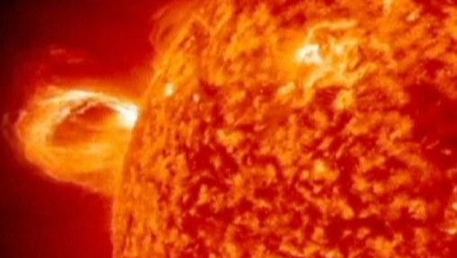 На Солнце произошел сверхмощный взрыв (Видео)