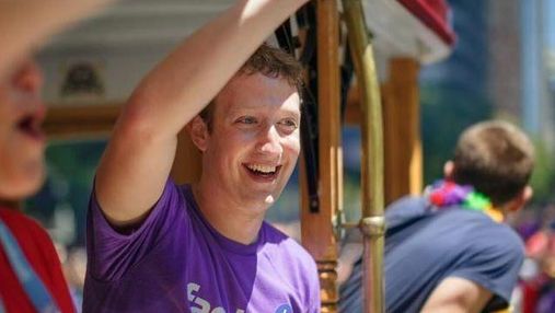Цукерберг и 700 его сотрудников сходили на гей-парад в Сан-Франциско