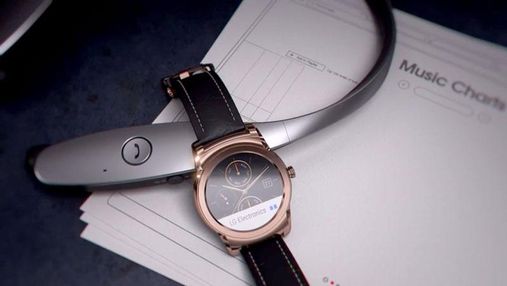 LG презентували золотий "розумний" годинник  