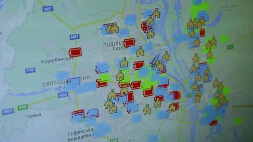 Для Киева создали уникальную интерактивную карту