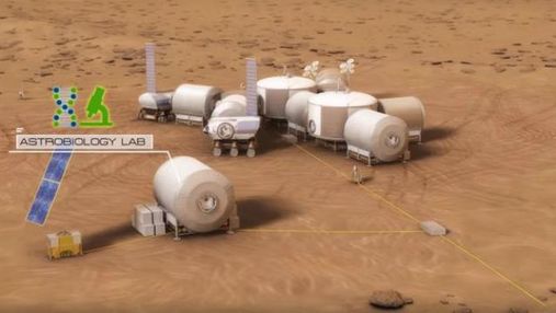 Як виглядатиме перша колонія на Марсі: опубліковане відео 