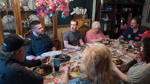 Цукерберг удивил семью из Огайо, приехав к ним в гости