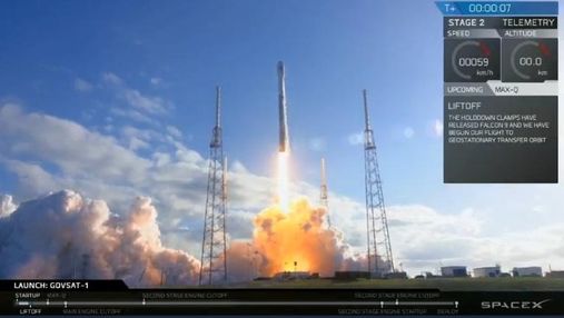 SpaceX успішно запустила військовий супутник для європейської країни