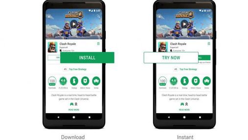 В Google Play теперь можно "попробовать" игры без установки на телефон