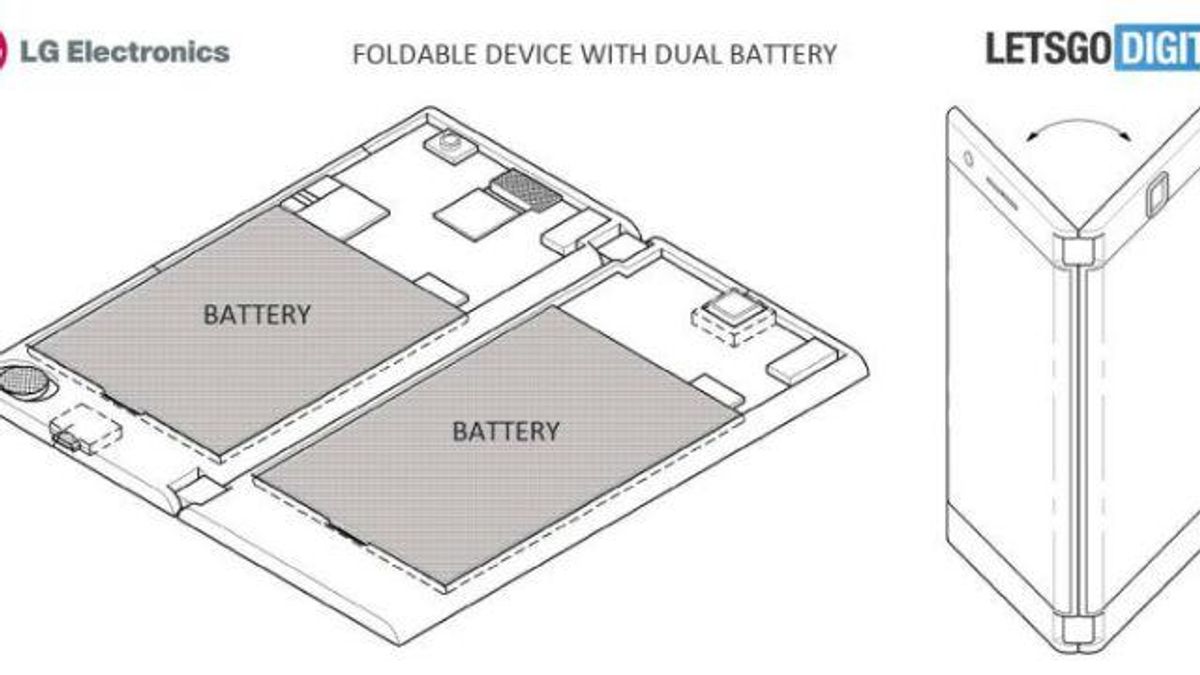LG запатентовала складывающийся смартфон с двумя экранами: фото