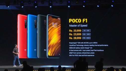 Xiaomi Poco F1 представили официально: характеристики и цена