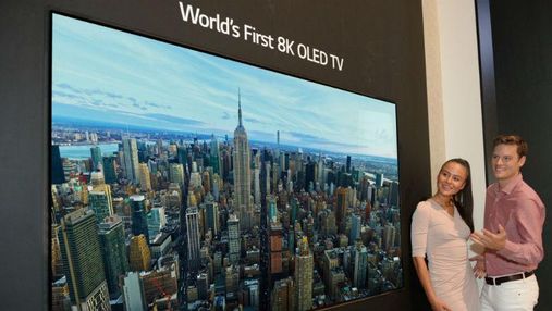 Єдиний у світі: LG показала перший OLED-телевізор з роздільною здатністю 8K