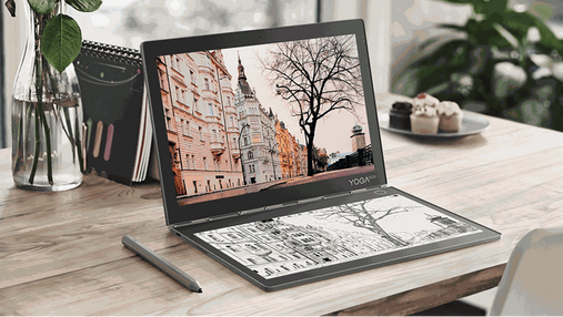 Lenovo представила в Украине ноутбук с двумя дисплеями – Yoga Book C930