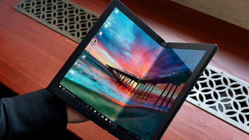 Анонсировали первый в мире гибкий ноутбук – Lenovo ThinkPad X1: фото