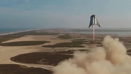 SpaceX провела успішний тестовий політ прототипу Starhopper: вражаюче відео