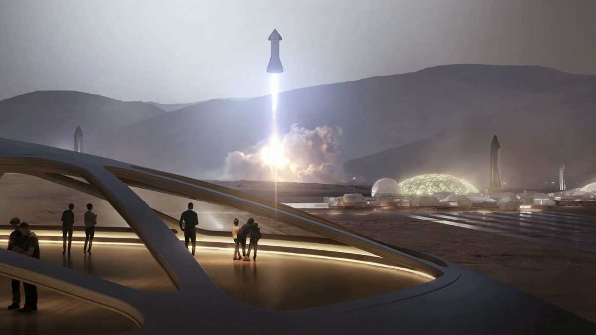 Маск представив космічний корабель Starship для польоту на Марс 