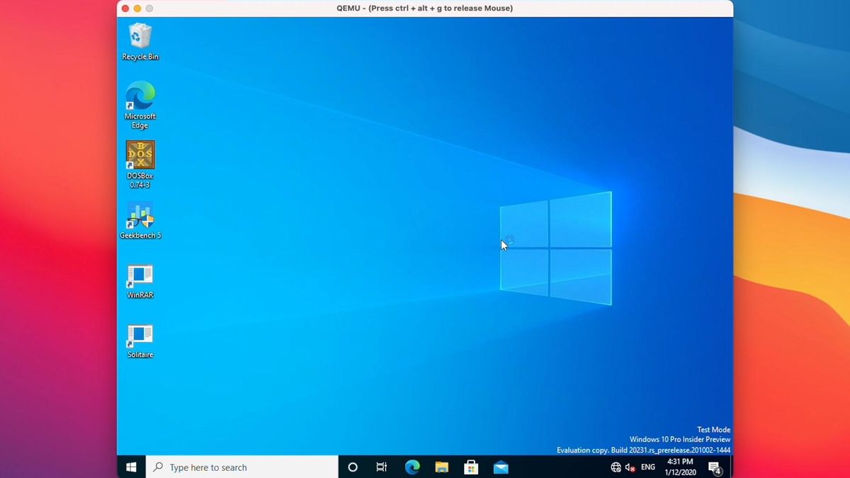 Windows 10 на Mac mini: відео роботи системи