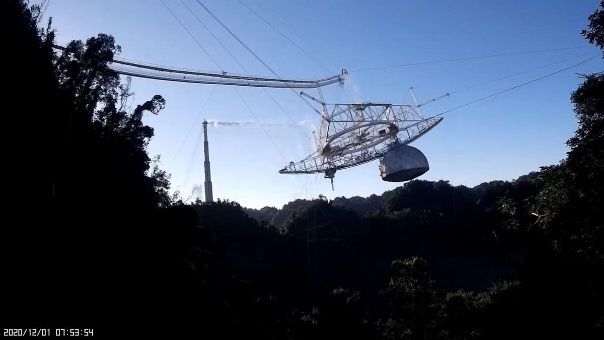 Руйнування телескопа Аресібо – дивитись онлайн відео 