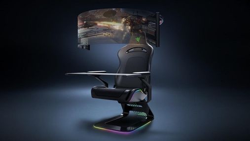 Razer представила ігрове крісло майбутнього з гнучким 60-дюймовим екраном: відео