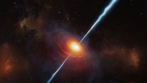 Астрономи виявили найвіддаленіший квазар з потужним радіовипромінюванням