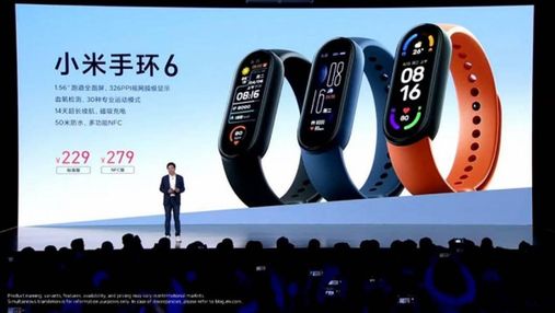 Xiaomi Mi Band 6: презентовали новое поколение популярного фитнес-трекера