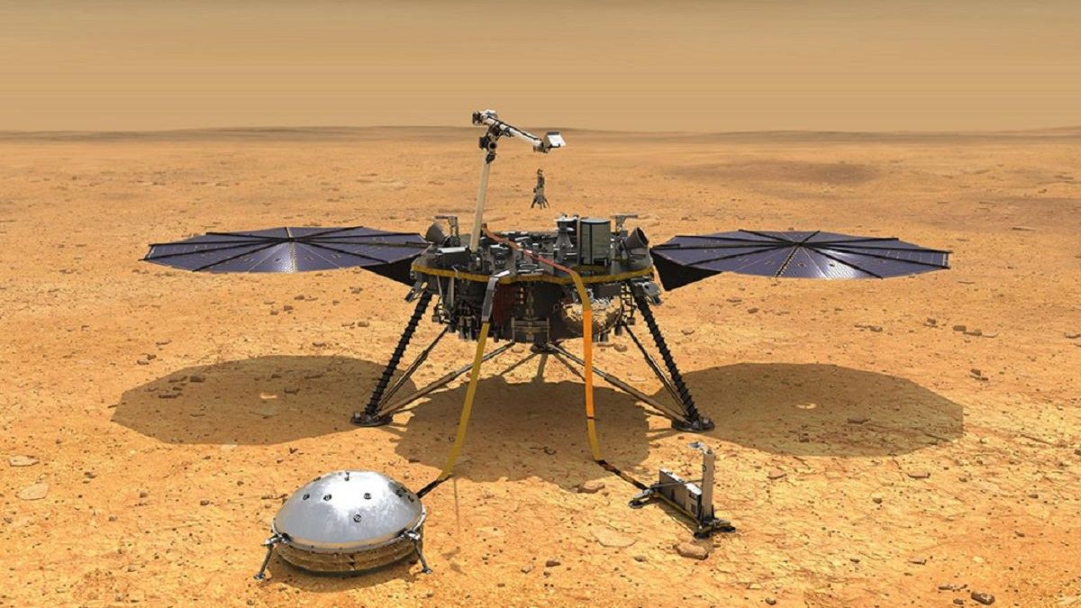 Зонд InSight может перейти в режим гибернации из-за суровой погоды на Марсе