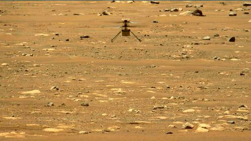 NASA опубликовало 3D-видео третьего полета марсианского вертолета Ingenuity