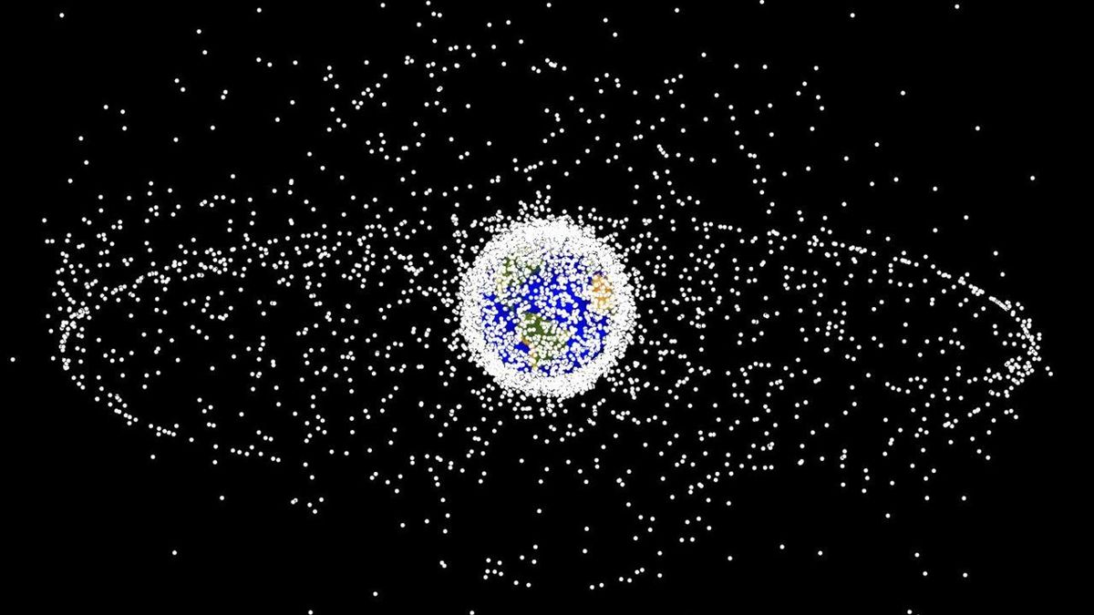 Космический мусор: сколько космического мусора находится на орбите