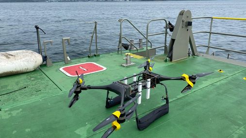 Королевский военный флот Великобритании тестирует дроны для спасения людей