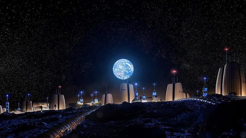 Архитекторы показали футуристический проект базы на Луне