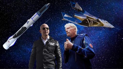 Як політ Blue Origin Джеффа Безоса відрізняється від польоту Virgin Galactic Річарда Бренсона