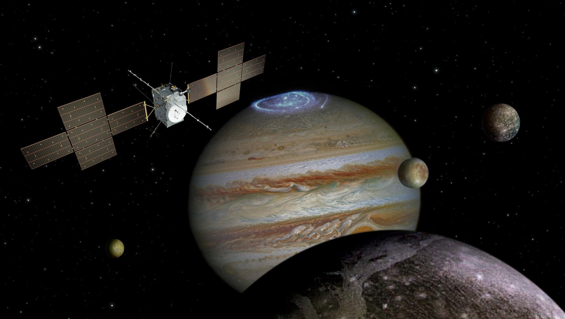 Спутники Юпитера: межпланетная станция полетит к Юпитеру