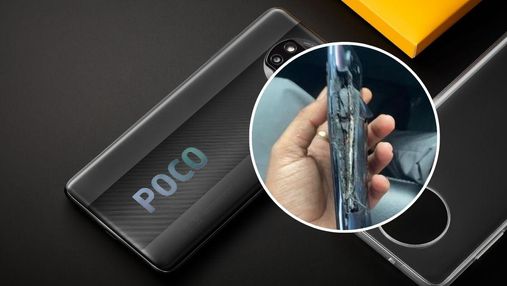 Майже новий смартфон Poco X3 Pro вибухнув під час зарядки