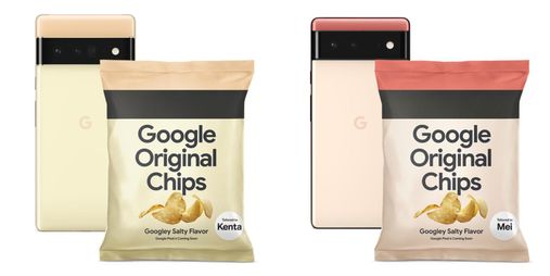 Вкусная реклама с секретом: Google выпустила чипсы в дизайне смартфонов Pixel 6 Вкусная реклама с секретом: Google выпустила чипсы в дизайне смартфонов Pixel 6