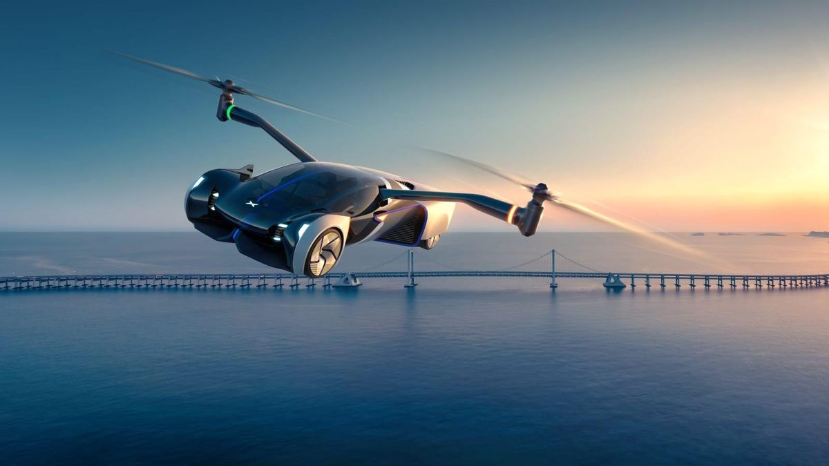Сможет летать и ездить по дорогам: китайская компания Xpeng представила свой электромобиль