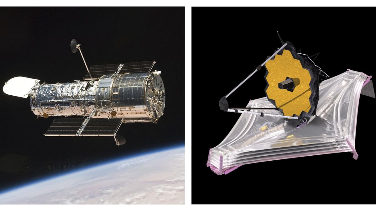 "Хаббл" vs "Джеймс Уэбб": что отличает две космические обсерватории