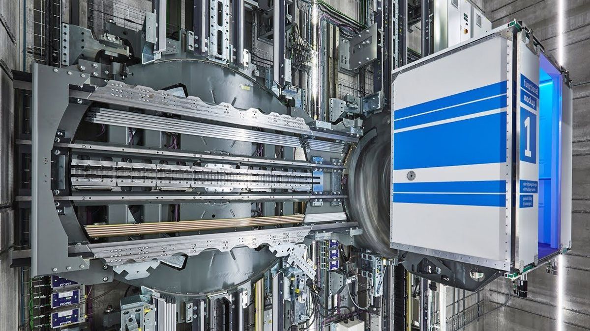 ThyssenKrupp разрабатывает магнитный лифт без тросов: сможет ехать вертикально и горизонтально ThyssenKrupp разрабатывает магнитный лифт без тросов: сможет ехать вертикально и горизонтально
