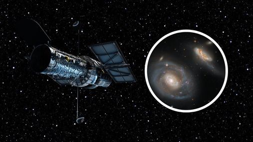 Фото Hubble: заворожуючий танець галактик у сузір'ї Пегаса