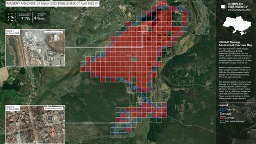Наскільки зруйновані міста Київщини, Чернігів і Маріуполь: дані з супутників
