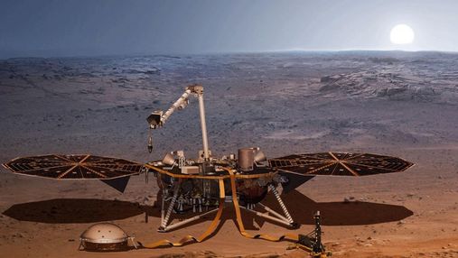 Восход солнца на Марсе на великолепном снимке с посадочного модуля NASA InSight Восход солнца на Марсе на великолепном снимке с посадочного модуля NASA InSight