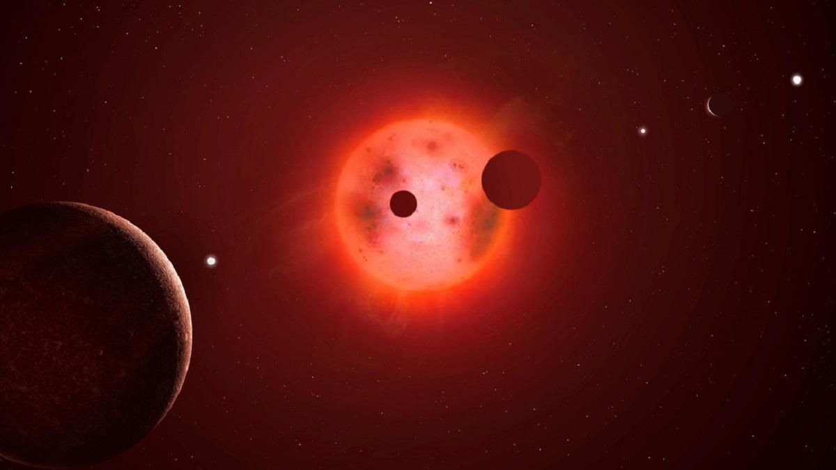 TESS нашел две скалистые экзопланеты рядом с красным карликом: их сможет изучить "Джеймс Уэбб"