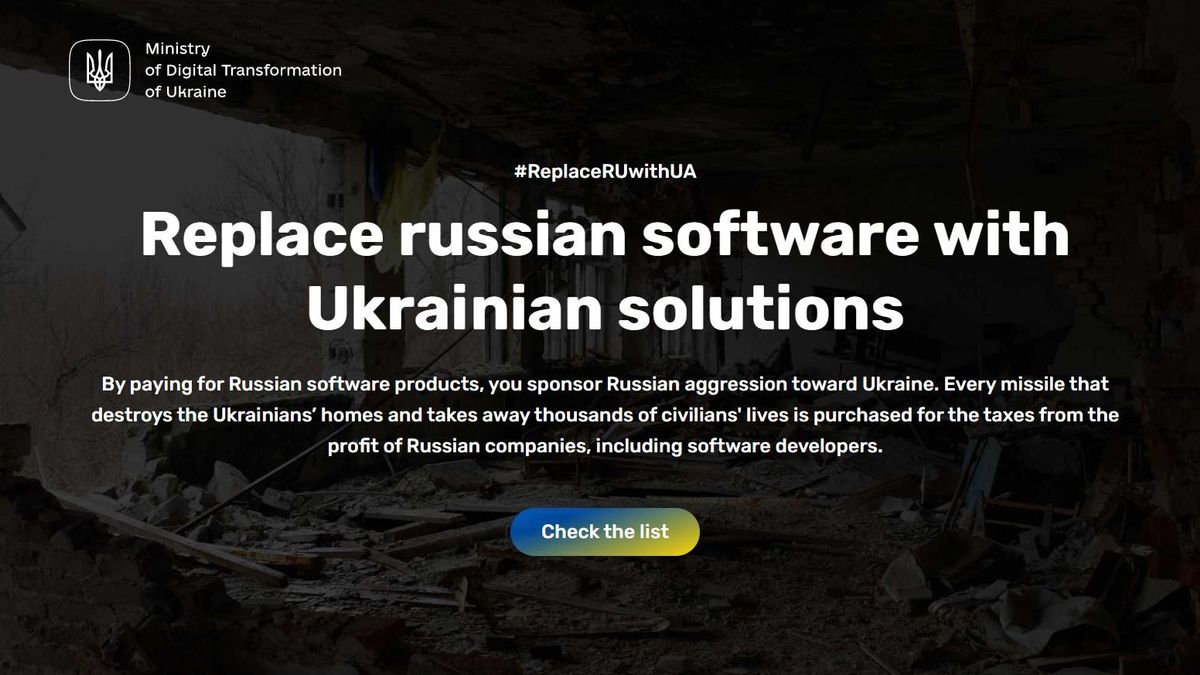 ReplaceRUwithUA: як український проєкт допомагає позбутися російського програмного забезпечення