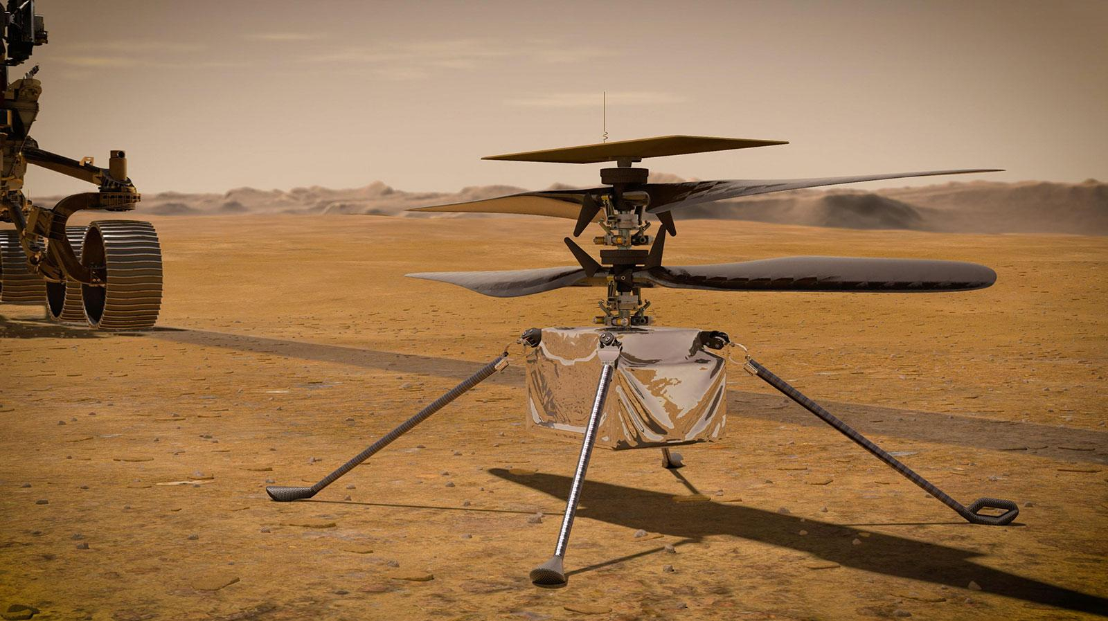Марсианский дрон Ingenuity совершил рекордный по дальности и скорости полет - Техно