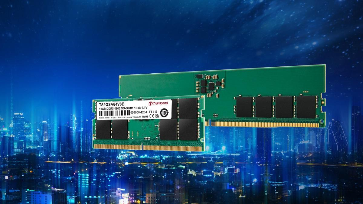 Transcend представила модулі DDR5 для ноутбуків, настільних ПК та серверів - Техно