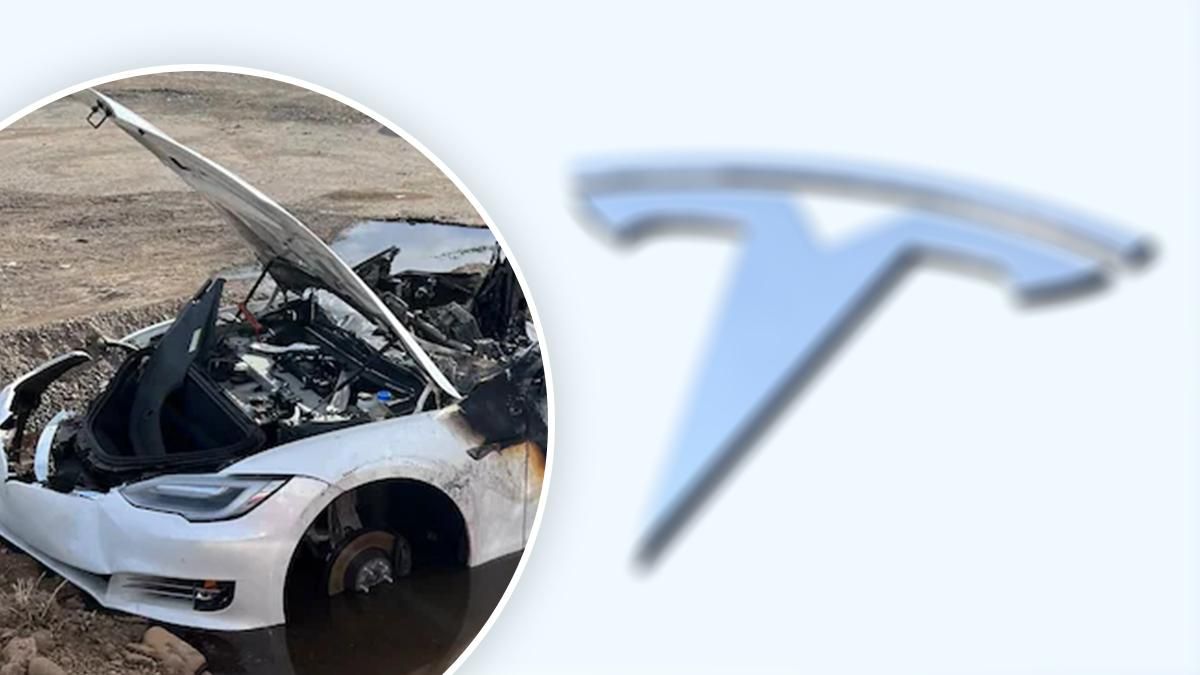 Автомобіль Tesla загорівся прямо на парковці в Каліфорнії - Техно