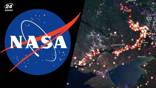 Все охвачено огнем: в NASA показали линию фронта в Украине из космоса