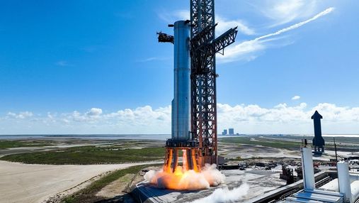 SpaceX вперше успішно випробувала ракету-носій Starship на стартовому майданчику